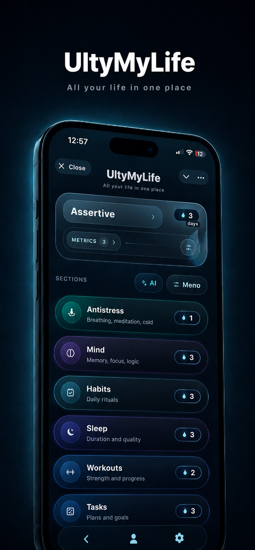 UltyMyLife — AI assistant